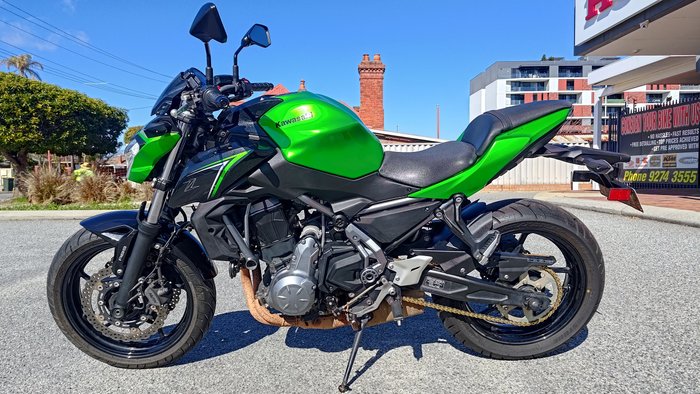 2017 Kawasaki Z650 Green