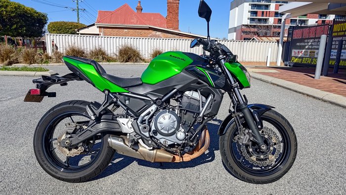 2017 Kawasaki Z650 Green
