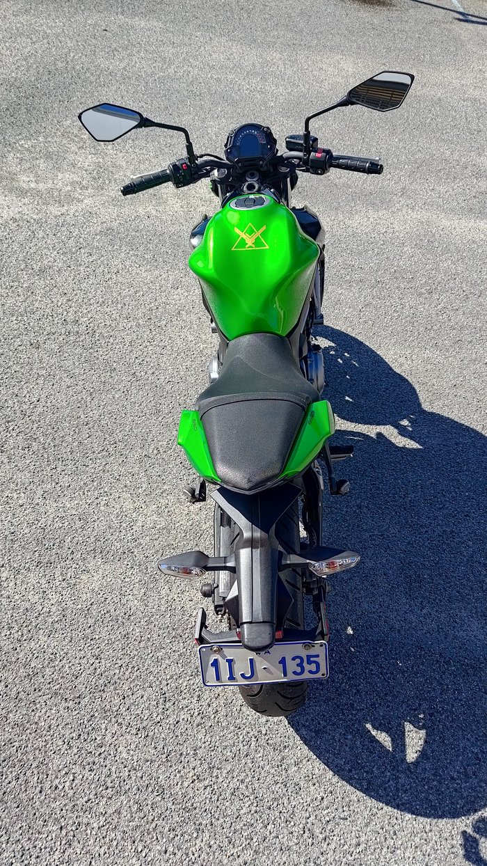 2017 Kawasaki Z650 Green