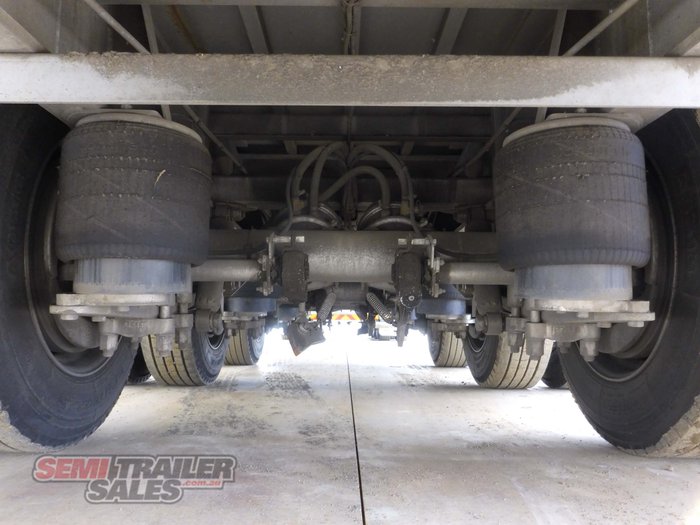 2021 Krueger 34 Pallet Dropdeck Curtainsider B Double Set with Mezz