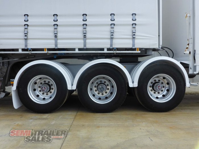 2021 Krueger 34 Pallet Dropdeck Curtainsider B Double Set with Mezz