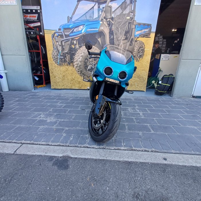 2025 CFMOTO 500 SR VOOM  Zephyr Blue