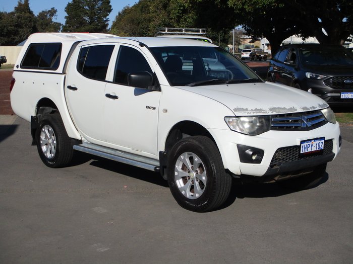 2012 Mitsubishi Triton GLX MN MY12 White