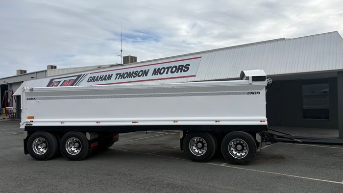2024 TRAILER GORSKI GORSKI 4 AXLE HARDOX DOG TRAILER G WHITE
