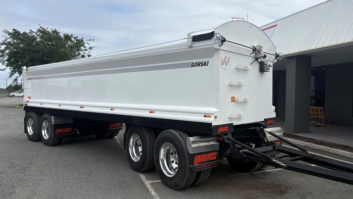 2024 TRAILER GORSKI GORSKI 4 AXLE HARDOX DOG TRAILER G WHITE