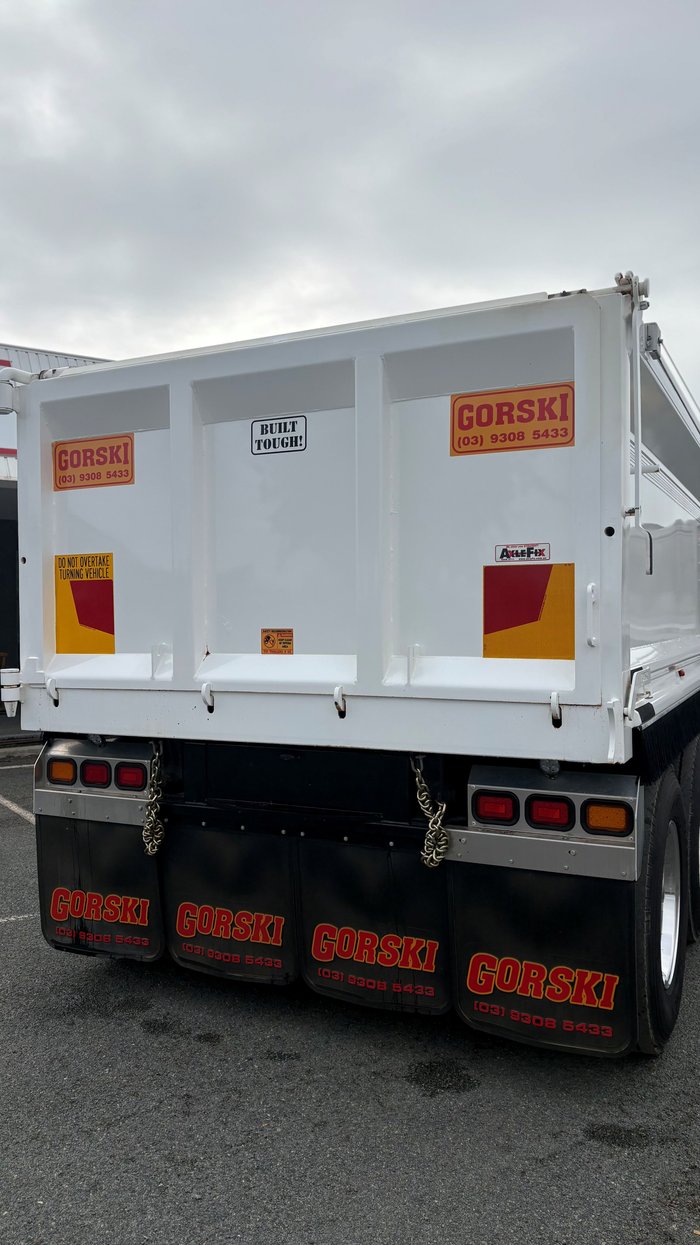 2024 TRAILER GORSKI GORSKI 4 AXLE HARDOX DOG TRAILER G WHITE