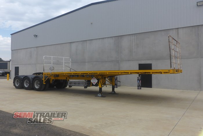 1996 Krueger 12 Pallet Flat Top A Trailer