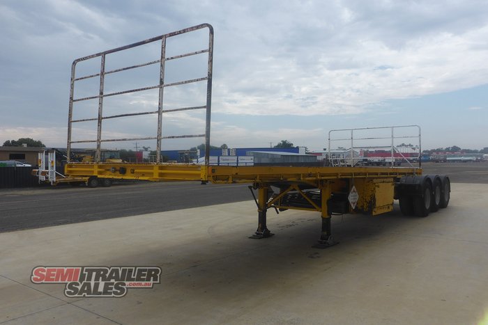 1996 Krueger 12 Pallet Flat Top A Trailer