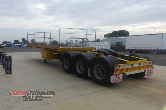 1996 Krueger 12 Pallet Flat Top A Trailer