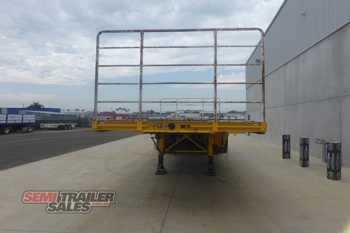 1996 Krueger 12 Pallet Flat Top A Trailer