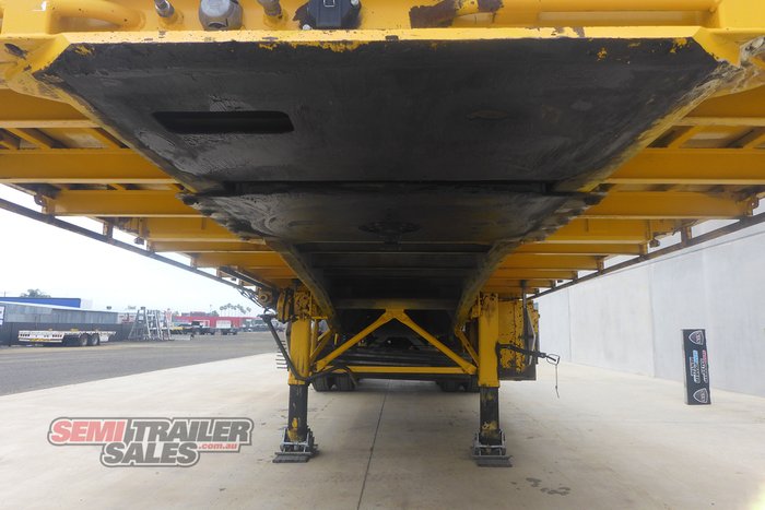 1996 Krueger 12 Pallet Flat Top A Trailer