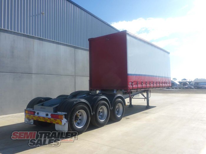 2008 Barker 12 Pallet Curtainsider A Trailer