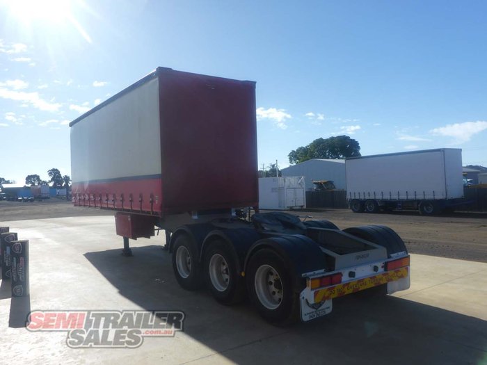 2008 Barker 12 Pallet Curtainsider A Trailer