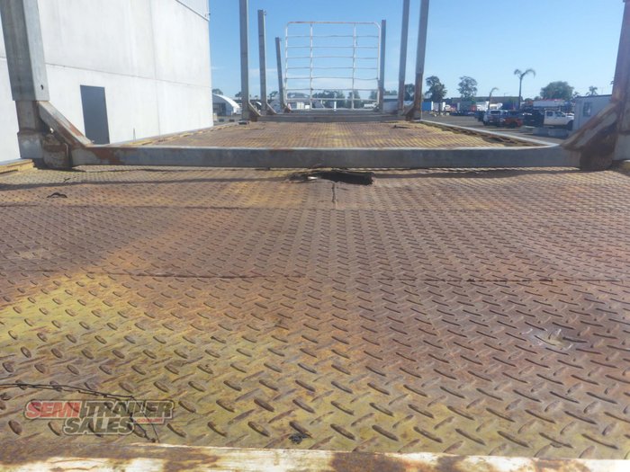 1986 Fruehauf 45FT-60FT Flat Top Extendable