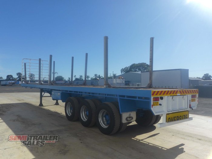 1986 Fruehauf 45FT-60FT Flat Top Extendable