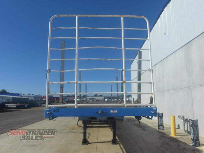 1986 Fruehauf 45FT-60FT Flat Top Extendable