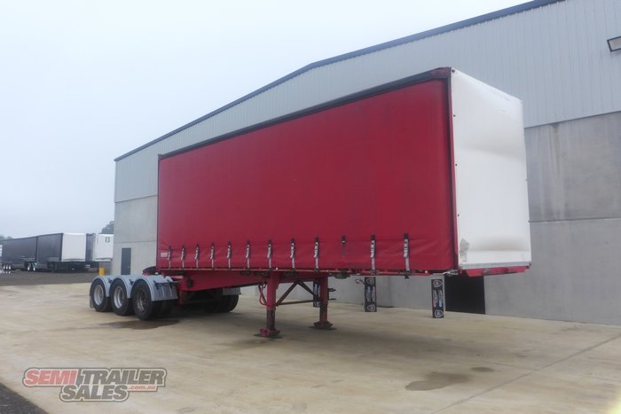 2002 Barker 12 Pallet Curtainsider A Trailer (Removable Body)