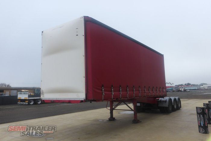2002 Barker 12 Pallet Curtainsider A Trailer (Removable Body)