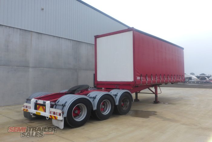 2002 Barker 12 Pallet Curtainsider A Trailer (Removable Body)