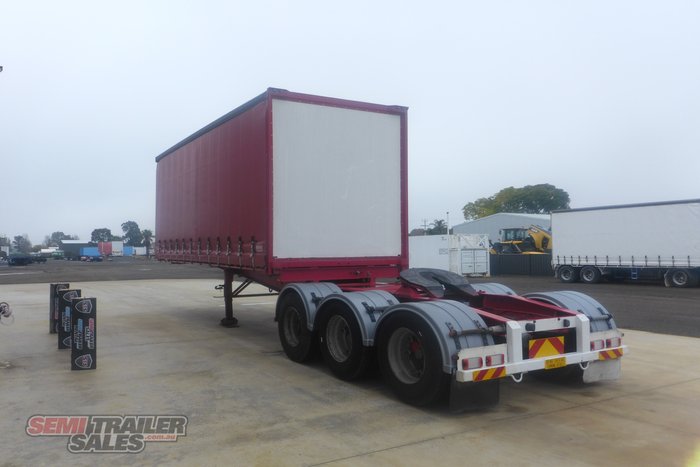 2002 Barker 12 Pallet Curtainsider A Trailer (Removable Body)