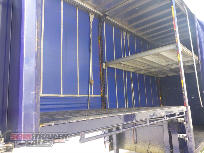 2018 Barker 34 Pallet Double Dropdeck Curtainsider B Double Set