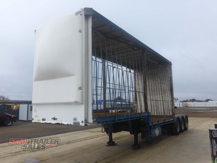 2008 Vawdrey 12 Pallet Dropdeck Curtainsider