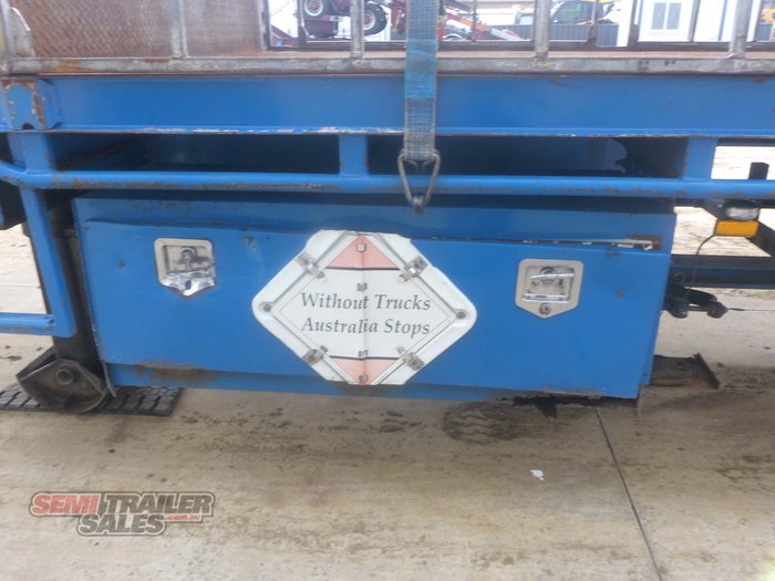 2008 Vawdrey 12 Pallet Dropdeck Curtainsider
