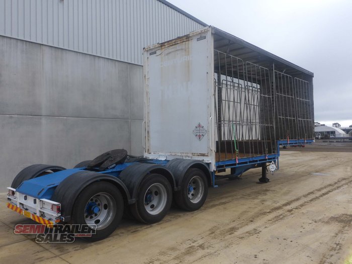 2008 Vawdrey 12 Pallet Dropdeck Curtainsider