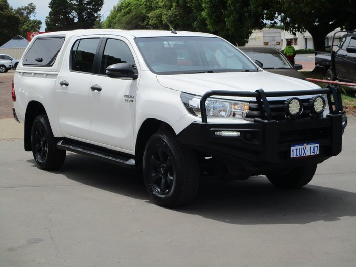 2018 Toyota Hilux SR GUN126R White