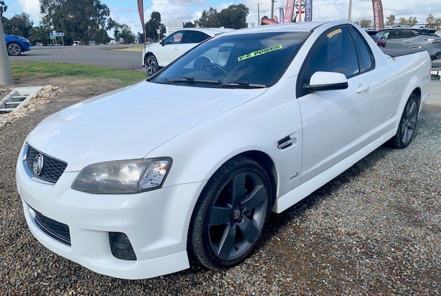 2012 Holden Ute SS Thunder VE Series II WHITE