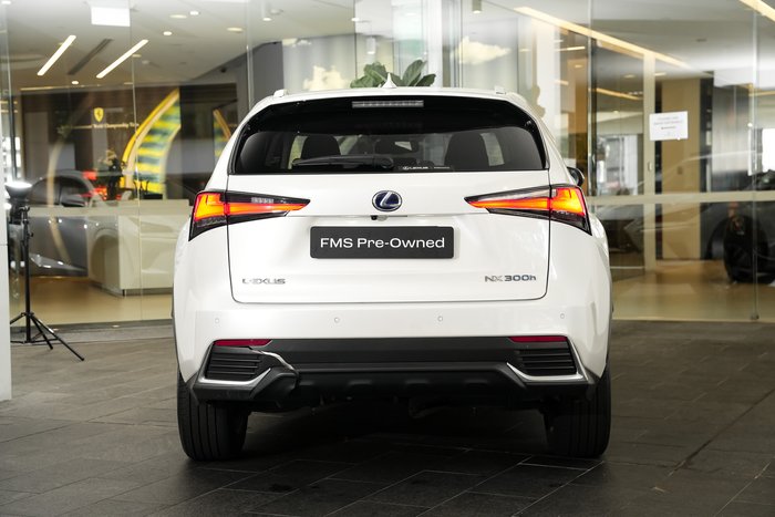 2021 Lexus NX 300h Luxury AYZ10R WHITE