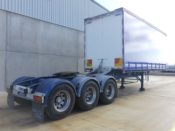 2008 CIMC B/D Lead/Mid 12 Pallet Curtainsider - RENTAL