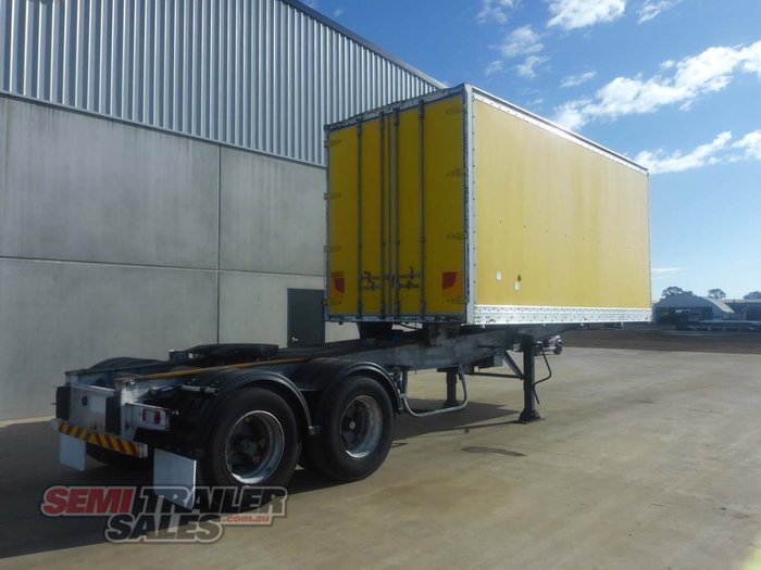 1993 Maxicube 10 Pallet Bogie Rollback Pantech A Trailer