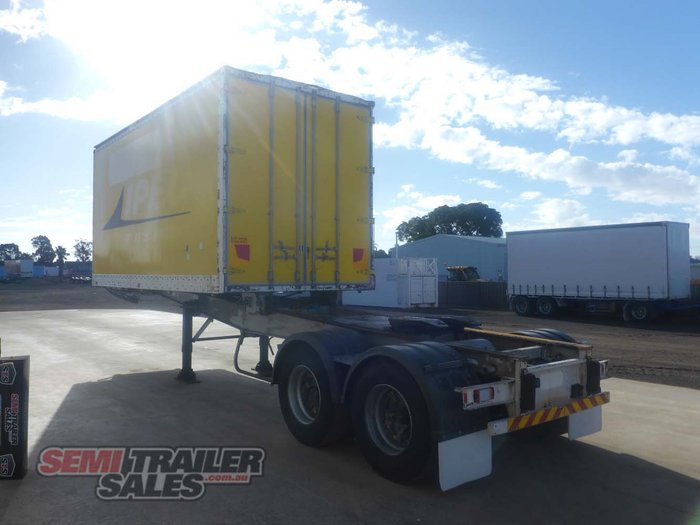 1993 Maxicube 10 Pallet Bogie Rollback Pantech A Trailer