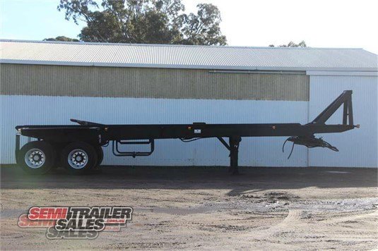 2005 Hamelex White Hook Lift Semi Trailer