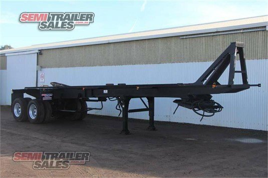2005 Hamelex White Hook Lift Semi Trailer