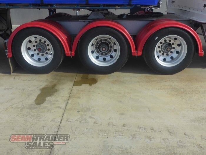 2014 Vawdrey 2015 and 2014 Vawdrey 34 Pallet Dropdeck Curtainsider B Double Set with Mezz