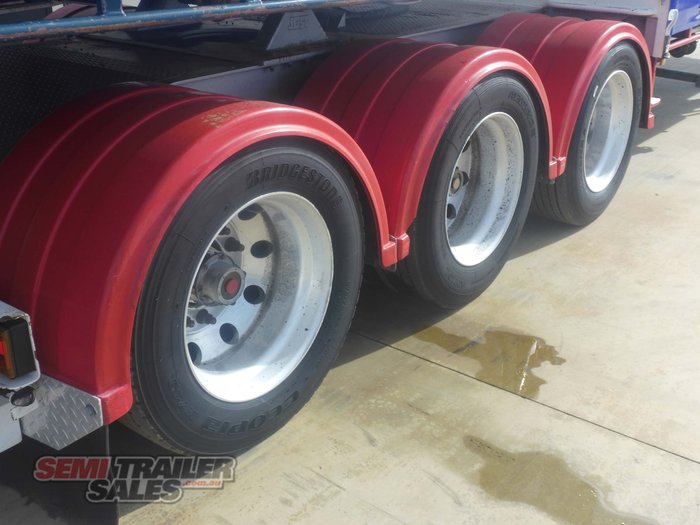 2014 Vawdrey 2015 and 2014 Vawdrey 34 Pallet Dropdeck Curtainsider B Double Set with Mezz