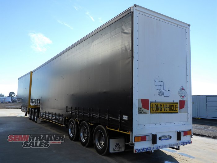 2011 Vawdrey 34 Pallet Double Drop Curtainsider B Double Set with Mezz