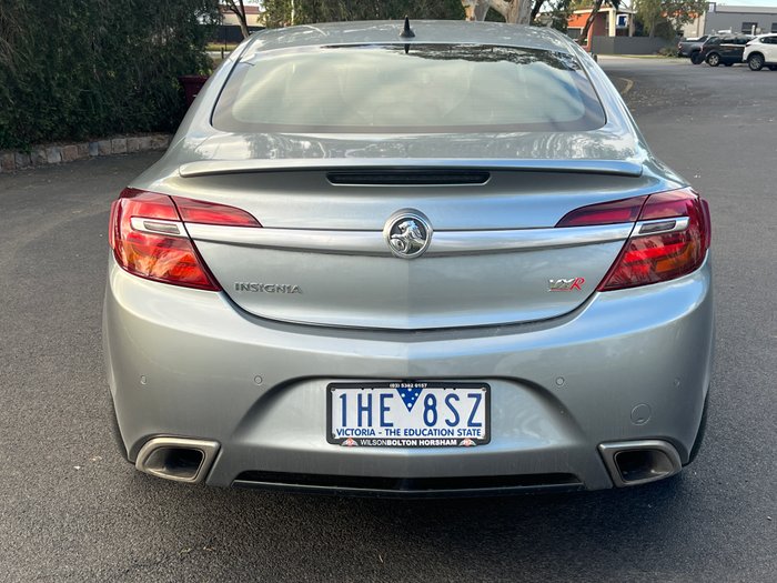 Holden HOLDEN INSIGNIA VXR 4DR SEDAN 2.8L TURBO AUTO GEV-SILVER LAKE