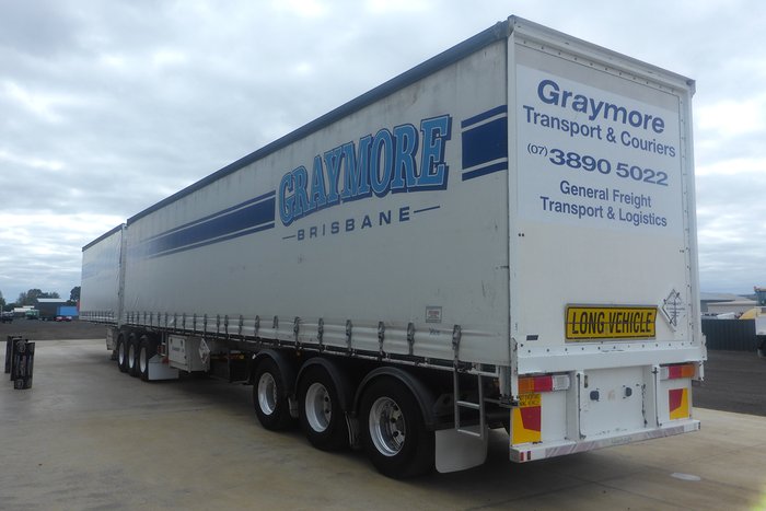 2012 Vawdrey 34 Pallet Curtainsider B Double Set