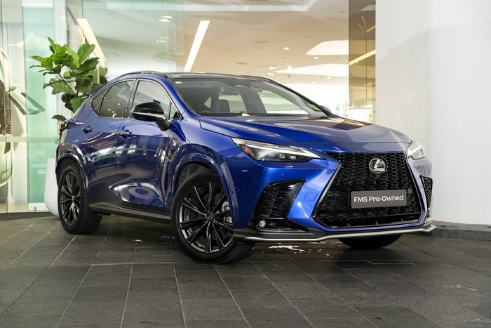 2022 Lexus NX 350h F Sport AAZH25R 4X4 On Demand Heat Blue