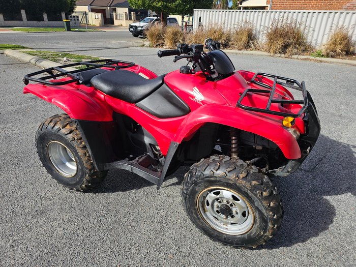2008 Honda  TRX420TM 2WD 4-Wheeler Red