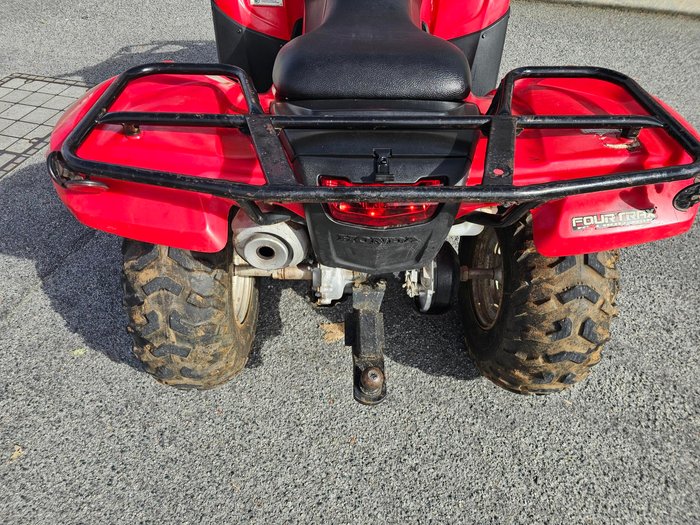 2008 Honda  TRX420TM 2WD 4-Wheeler Red