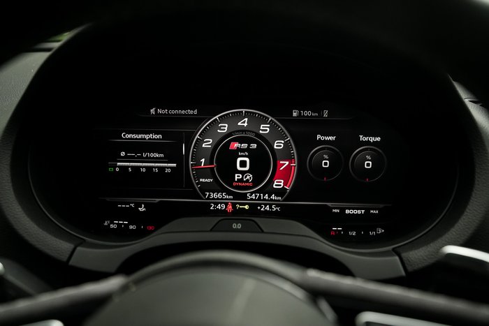 2018 Audi RS3 8V MY18 Four Wheel Drive BLUE