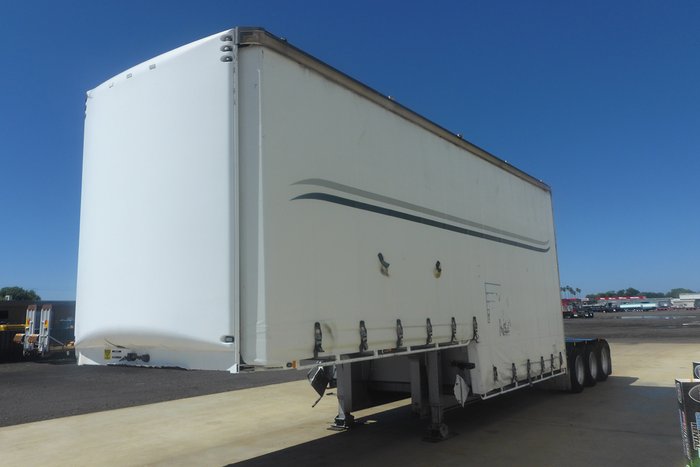 2009 Maxitrans 12 Pallet Double Dropdeck Curtainsider A Trailer with Mezz