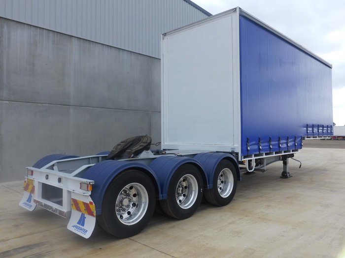 2017 Maxitrans 12 Pallet Dropdeck Curtainsider A Trailer with Mezz