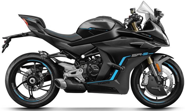 2026 CFMOTO 450 SR-S Nebula White or Gem Black