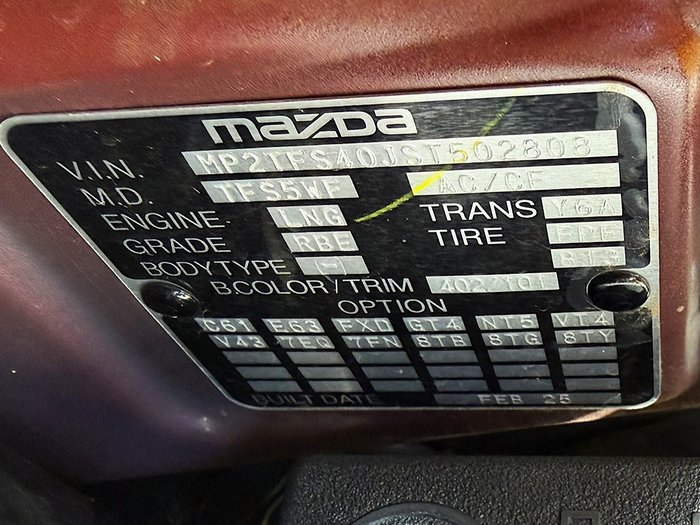 2025 Mazda BT-50 Mazda BT-50 G 6AUTO 3.0L DUAL CAB PICKUP SP 4X4