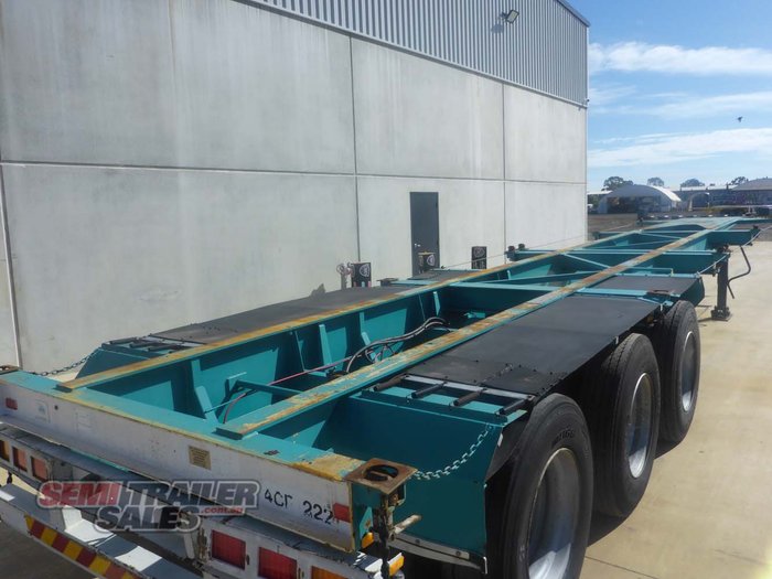 2003 Maxitrans 40FT Skel Trailer with Rear Push Out Bar